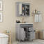 Armoire à pharmacie à miroir fixée au mur l 30 po H 28 po Rosaelia-1146936506