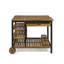 Panier en bois Vivlio + métal (tabouret non inclus)