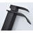 Matte Black Single Handle Waterfall Spout Bathroom Faucet With Pop - Up Drain, Stainless Steel, Stable Water Flow, Easy Installation For Sinks Without Overflow-121617442