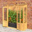 6.5 Ft W x 2 Ft D Lean-to Holme Greenhouse