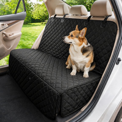 Housse de siège de voiture matelassée imperméable pour siège arrière