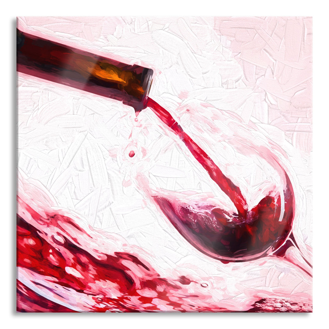 Glasbild Wine