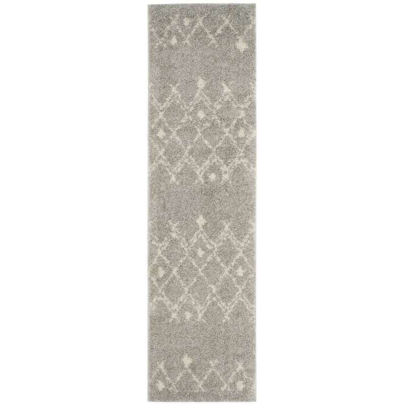 Polebridge Geometric Hand Woven Area Rug, Runner 69 x 244 cm