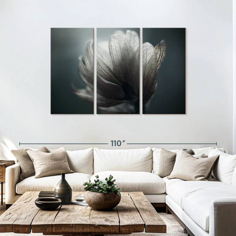 Harnek Luminous Flower, 48" H x 74" W