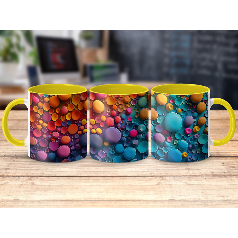 Ceramic Coffee Mug, Yellow
