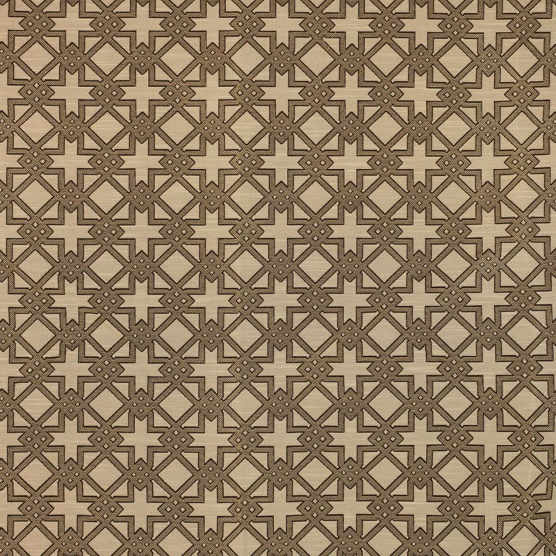 Tissu impérial à frettes, Or bruni