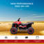 HOMCOM 12V Electric Quad Bike for Kids, Ride-On Car ATV Toy, Music-1440837507