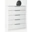 Cheatwood Solid Wood 80cm W 5 - Drawer Chest of Drawers-15099044