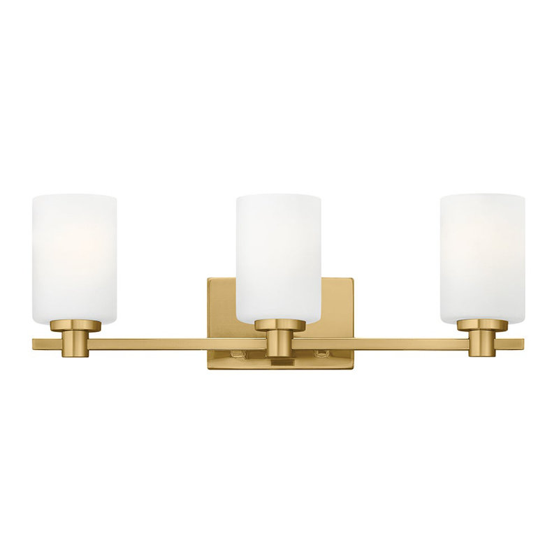 Karlie 3 - Light Vanity Light, Lacquered Brass