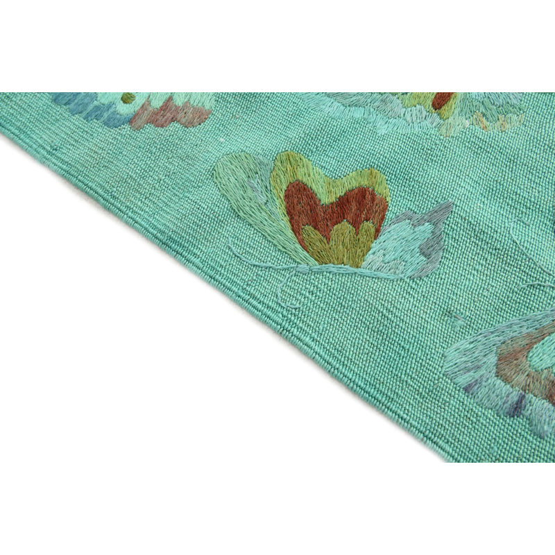 Tapis turquoise 5x8 Perry