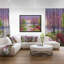 Lac romantique en rose et vert - impression d'art graphique-34272613-34272941