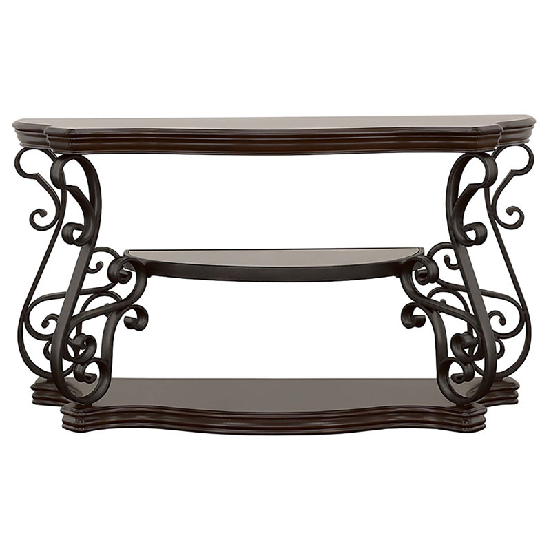 Console à 2 tablettes Gretta Merlot