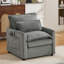 Fauteuil d'appoint rembourré moelleux avec siège double 31,9 po Modern-130380636