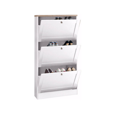 Harry 12 Pair Flip Down Shoe Storage