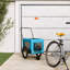 VidaXL Pet Vélo Remorque Vélo Cargo Poussette Chien Tissu et fer Oxford-105897370-105897374