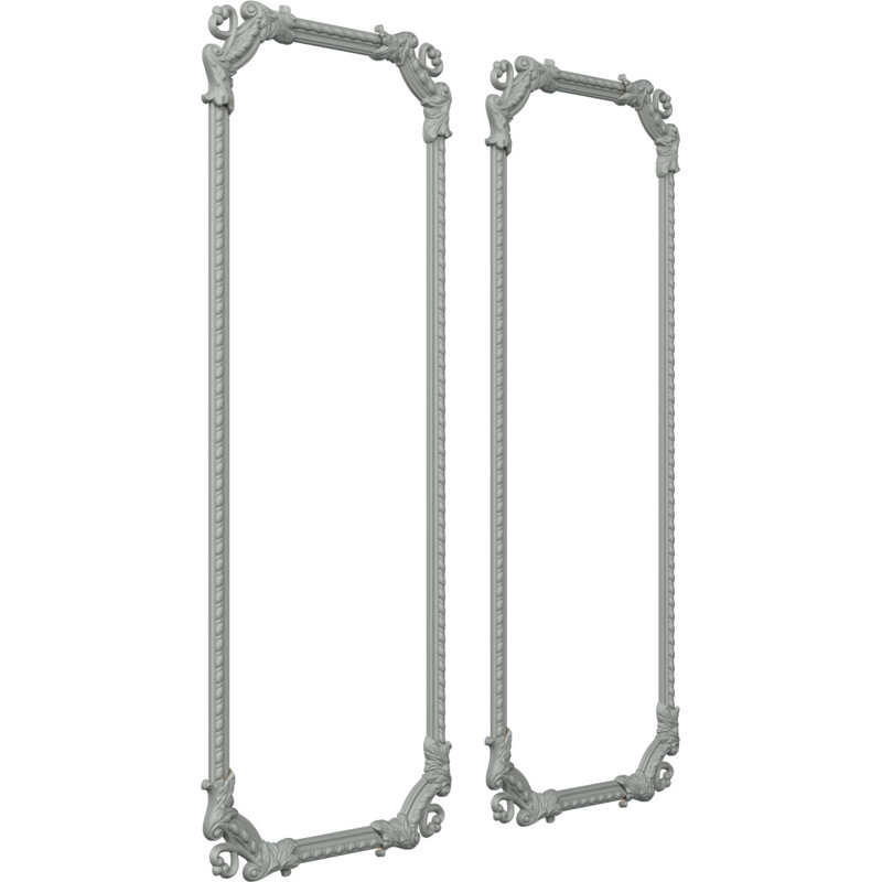 Ensemble de moulures pour panneau Devon, L 28 po x H 72 po, Double