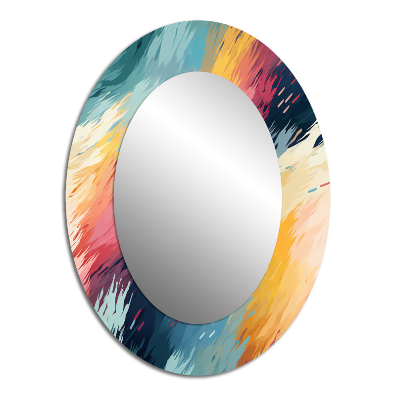 Miroir mural Mid-Century, H 40 po x l 30 po