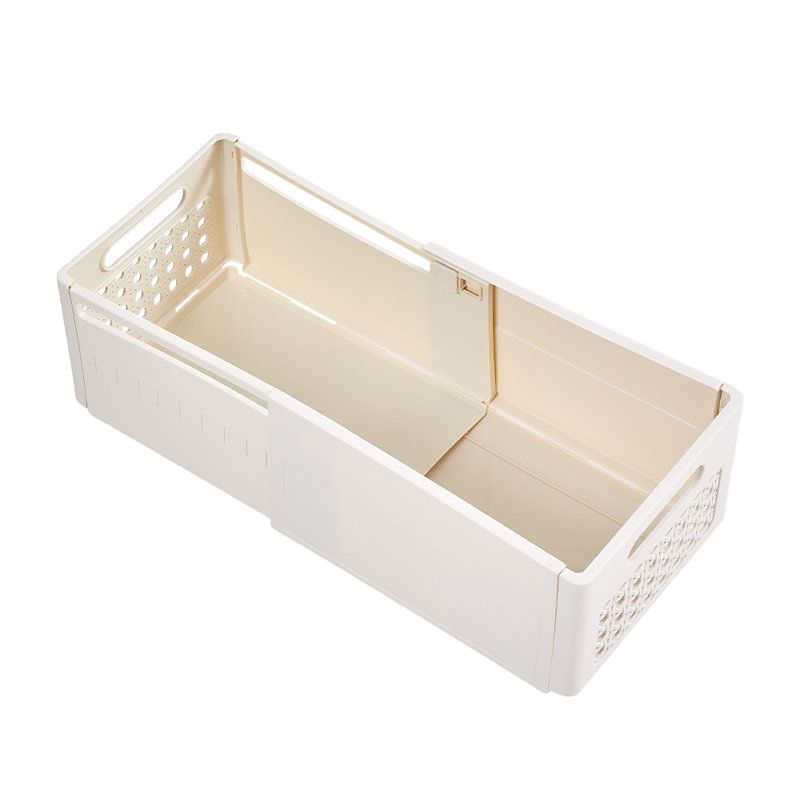 Rebrilliant Bertrando Polyethylene Plastic Decorative Basket, 8" H x 10" W x 28" D