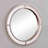 Glam Style 1pc Vanity W/ Padded Stool Set 3mm Mirror Storage Drawers Led On Mirror Tiffany Blush Finish Bedroom Furniture