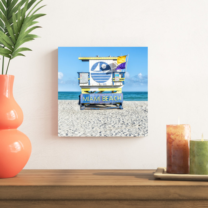 Miami Beach II, H 12 po x l 12 po x P 1,25 po