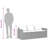 Ebern Designs Patio Sofa With Cushions 3-Seater Poly Rattan-836006900-836006899