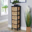 Ambrey Fully Assembled 5 Rattan Drawer Chest Storage Unit