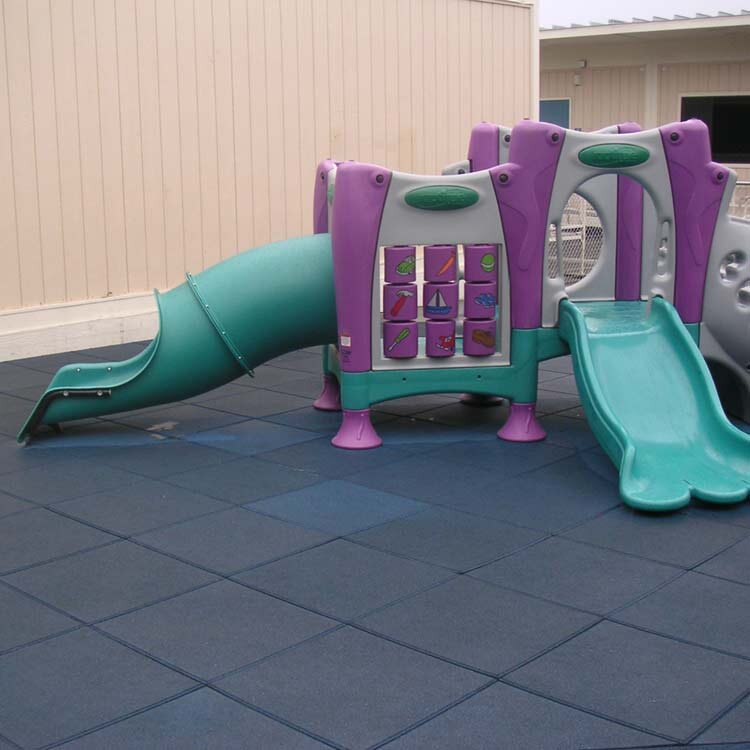Swing and Slide Rubber Playground Mat