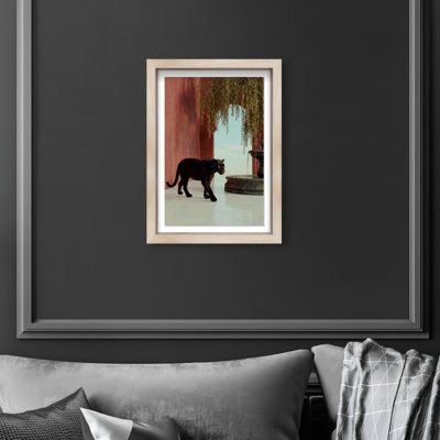 At the Palace Shadowbox Animals Print by Oliver Gal, Black Frame, 10 x 15
