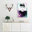 Portrait Of Audrey Hepburn In Abstract - Wrapped Canvas-55338933