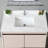 43 Inch White Sintered Stone Bathroom Vanity Top - With Undermount Rectangular Sink And 4" High Backsplash Pre-Drilled Faucet Hole-552962967