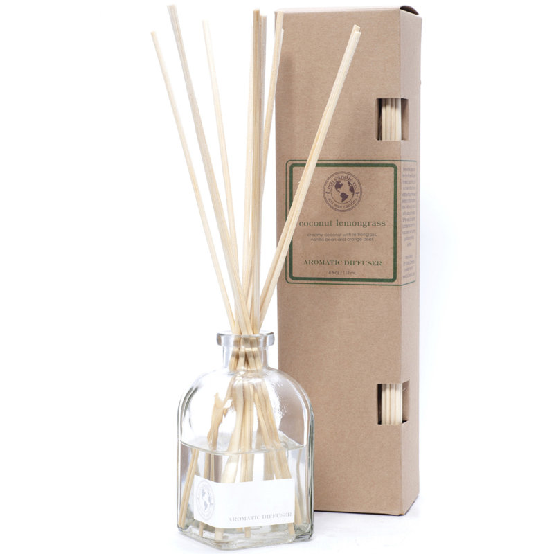 Diffuseur aromatique parfumé, Noix de coco et citronnelle