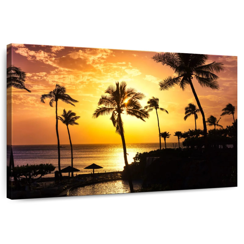 Gillard Maui Sunset Shadows, H 34 po x l 51 po