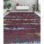 Neo Villa Abstract Area Rug in Red