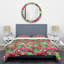  Ensemble de housse de couette rouge en microfibre rouge-40701957
