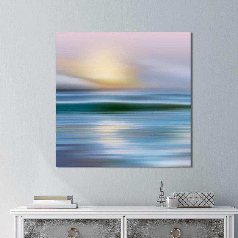 Foster «Early Morning Zuma Beach», reproduction de peinture acrylique sur toile tendue, H 36 po x l 36 po x P 1,5 po
