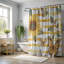 Rideau de douche Yellow Wings - Premium-862747551