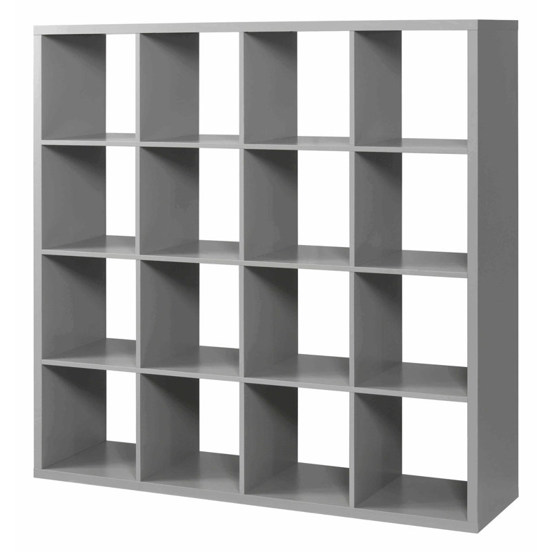 Parunag Cube Plus 16 Storage Shelving Unit, Grey