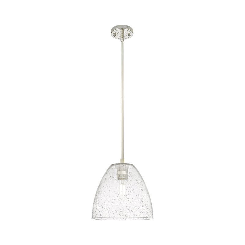 Luminaire suspendu Kehlani, H 38,75 po x l 9 po x P 9 po, Nickel poli