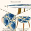 Ensemble de 2 tables basses gigognes Triangle
