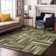 Premium Machine Washable Collett AMF1012 Squares Rug