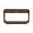Elora Classic Curved-Leg MDF Console Table With 3 Drawers And Display Shelf-124606041