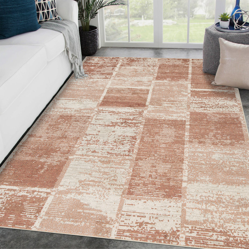 Geometric Indoor Rug, Rectangle 7'10" x 10'2"