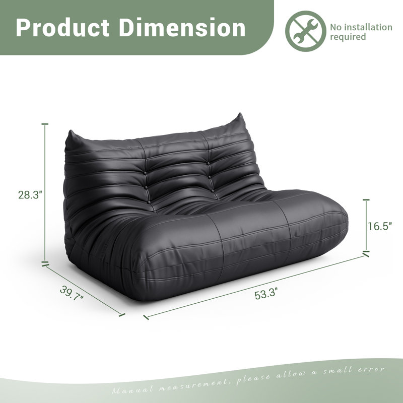 Fauteuil à billes Casto Lazy, Noir