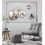 Hand -painted acrylic painting bygone times