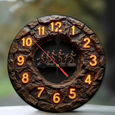 Horloge murale en pierre