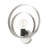 Maubray Steel Armed Sconce-429034295