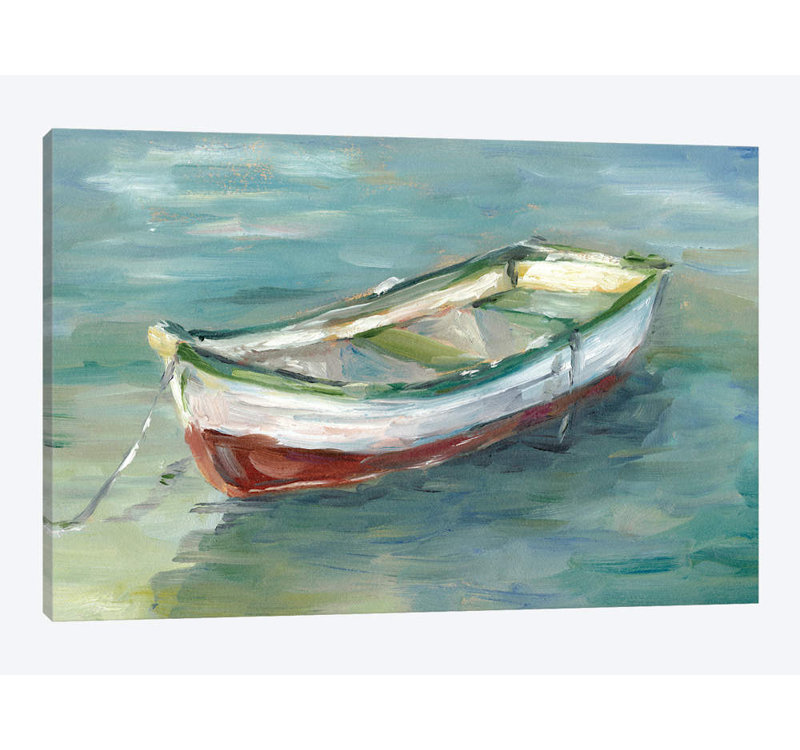 « par the shore i », impression sur toile, H 12 po x l 18 po x P 1,5 po, Toile tendue, Pas de tapis