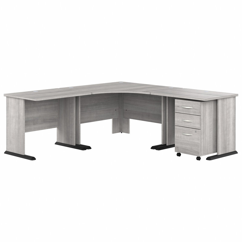 Ensemble de bureau d'ordinateur Studio A, Gris platine
