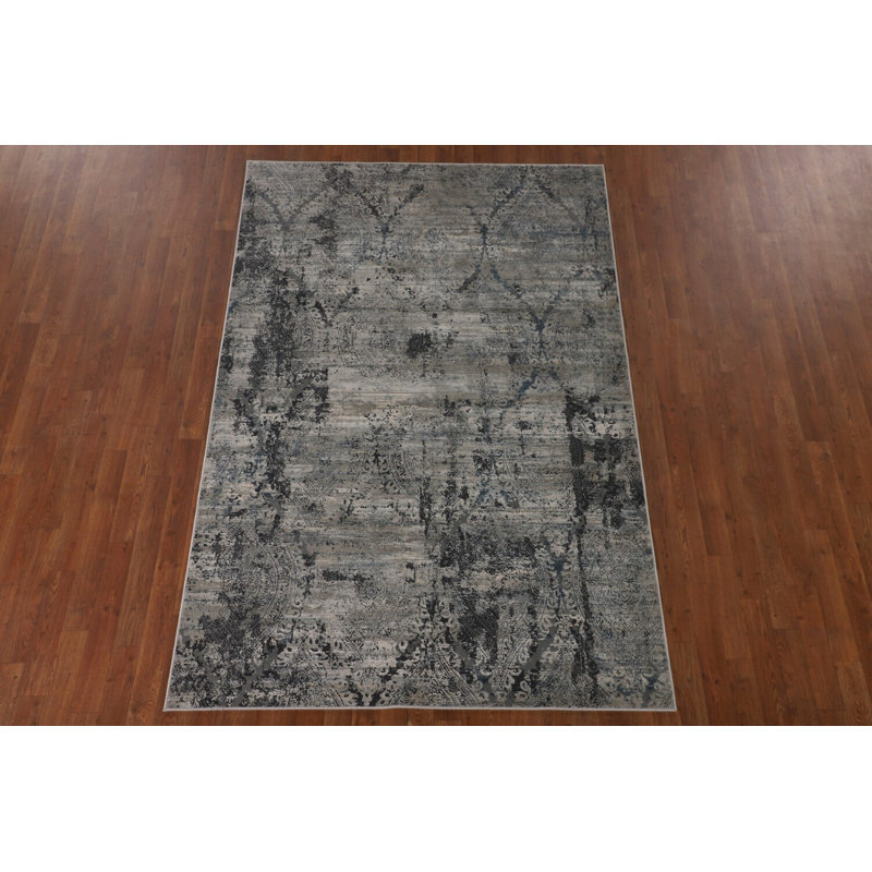 Tapis abstrait turc 5 x 8