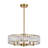 Transitional 5 Light Round Crystal Chandelier-1439297597